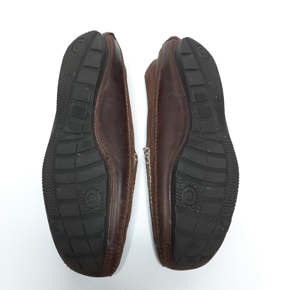 Cole Haan Brown Leather Driving Loafers Size 10 - Picture 6 of 11